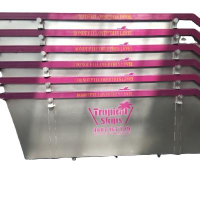 China Construction works galvanized sheet skip bin for sale