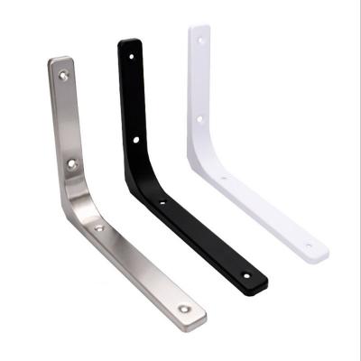 China Easy Install L shelf Bracket 10 in with Lip for DIY Floating Shelf Heavy Duty Hook Brackets for sale