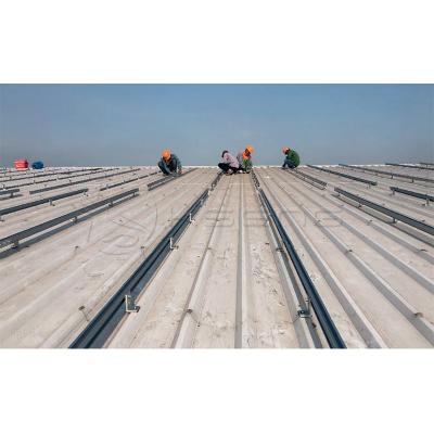 China Frameless Or Framed Solar Structure L Bracket L Solar Feet Metal Roof Rack Foot Mount Price System for sale