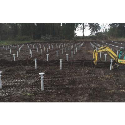 China Solar Ground Mounting System 1600mm Screw Ground Base Screw Ground Pile For PV Panel Mounting for sale