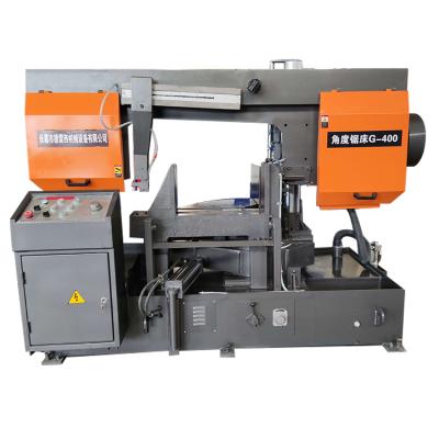 China Construction works Horizontal Band Sawing Machine Miter Metal Cutting Band Saw Cutting Machine For Sale for sale