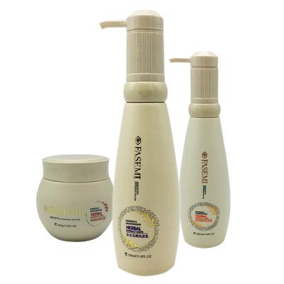China Best Color-Protecting Black Hair Care Shampoo Herbal Ginseng Shampoo For Hair Loss for sale