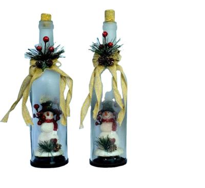 China Santa Claus Tea Light Lantern Christmas Lantern Lights Garden Decoration Christmas Ornaments for sale