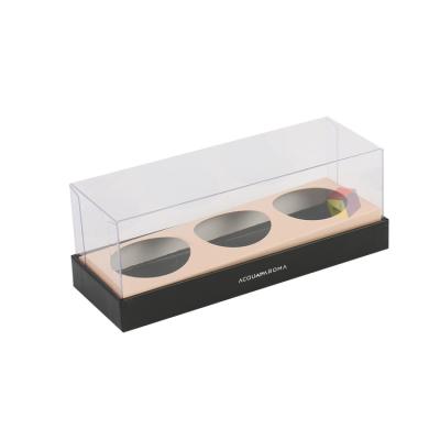 China Custom Design Bäckerei Dessert Cupcake Cookie-Boxen mit klarem Deckel Lebensmittel Geschenkverpackung zu verkaufen