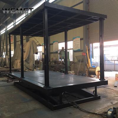 China Various Kind Double Deck Car Lift Guide Rail Hydraulic System 16m Max Lifting Height 3t Loading Capacity for sale