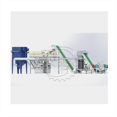 China Automatic Disassembly Of Copper Aluminum Water Tanks With Radiator Recycling Equipment for sale