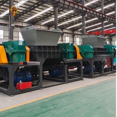 China Dual-Shaft Car Metal Frame Shredding Equipment in USA for Solid Waste Recycling Plant for sale