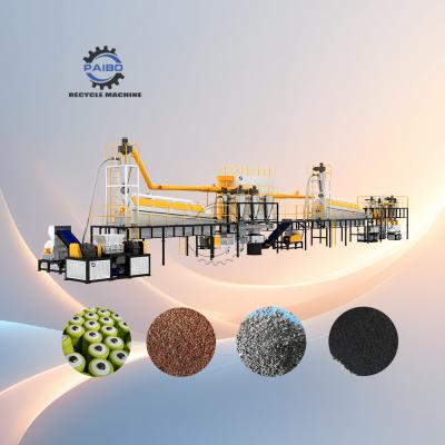 China 8000K Weight Crushing Sorting and Powdering Lithium Battery Recycling Equipment for Wasted Electric Ev Battery for sale