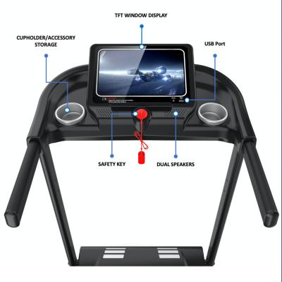 China SuperMove Home Electric Folded Walking Equipment For Home Use Best Treadmills Led Screen For Time Speed Distance Calorie for sale