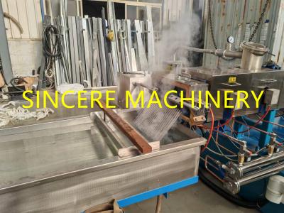 China Plastic PP PE Sheets Pipes Scraps Processing Pelletizing Line for sale