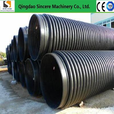 China 200-1000kg/h Extruder Output Spiral Winding Pipe Making Machine with 200-4000mm Pipe Diameter for sale