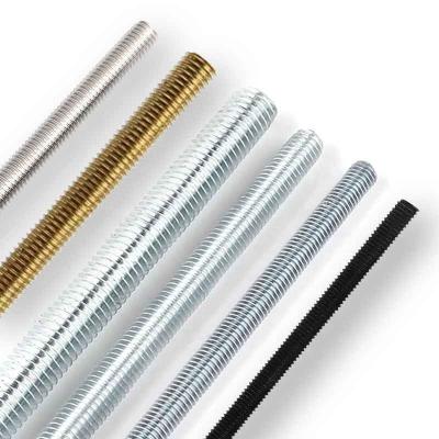 Cina Acciaio inossidabile in ottone 304 316 A2 A4 Gr 4.8 8.8 Plain Black Zinc Plated HDG DIN975 DIN976 Threaded Rod M4-M48 in vendita