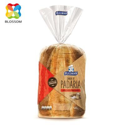 China Barrier Printed Logo Custom Micro Perforated Plastics rpet sliced reusable bread loaf bag for sale