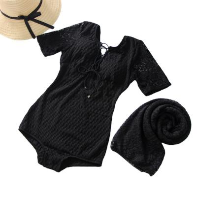 China 2021 QUICK-DRY two-piece small trunks collected sexy bikini INS wind skirt hot spring swimsuit for sale