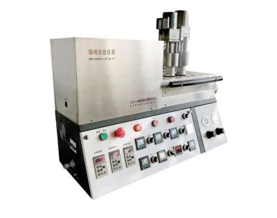 China Temperatura gêmea 450C da operação da extrusora de parafuso do laboratório 220V de 100N.M à venda