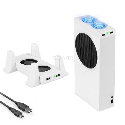 China Xbox Series for Xbox Series S Accessories Vertical Stand with 2 Fans 3-Speed Cooler for Xbox Series S Game Console with 2 USB Ports for sale