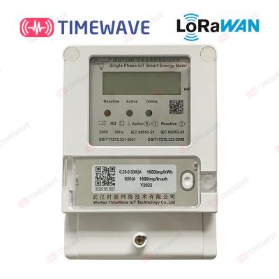 China Soluções inteligentes do medidor de LoraWan Smart do medidor da energia da fase monofásica de IoT à venda