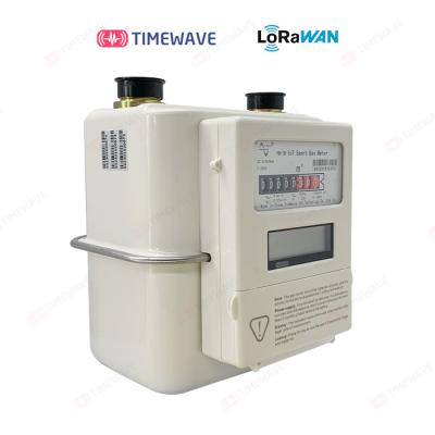 Chine Low Pressure Loss Gas Meter Based LoRaWAN Module with Data Rate Wall Mount à vendre