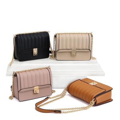 China 2021 new PU Chain Crossbody Sling bag crossbody bag manufacturers wholesale for sale