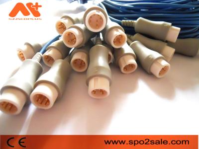 China Datex Mindray Spo2 Cable szmedplus Spo2 Extension Cable Grey for sale