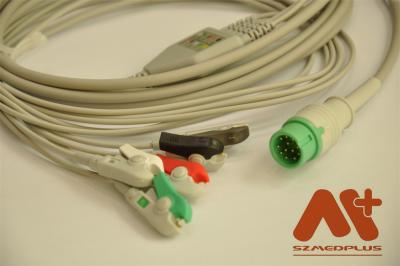 China Comen C21 C30 C50 C70 C90 C100 Compatible One piece 5 lead ECG Cable for sale