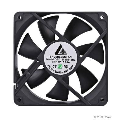 China Hotels Waterproof 2021 Hot Sale 12025 High Speed 6500RPM Server Blower 12V 24V 48V Fan For Car for sale