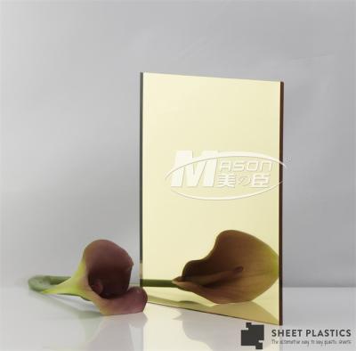 Chine feuille en plastique acrylique de miroir de manière de l'épaisseur une de 1mm à de 5mm flexible pour la décoration à vendre