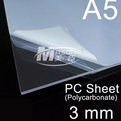 Chine Résistant UV de haute du transparent 3mm feuille claire de polycarbonate à vendre