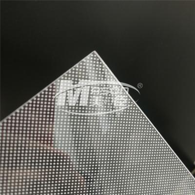 China 1mm LED Acrylic Light Panels For LED Uniform Light Guide Light Panel for sale