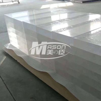 China 100% Pure Cast PMMA Thick Plexiglass Sheet Acrylic Fish Aquarium Swimming Pool for sale
