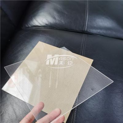 China 15mm 1220x2440mm Mitsubishi Acrylic Light Guide Plate LGP for LED Panel for sale