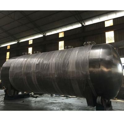 China Hotels 1000L 1500L 2000L Air Tank Compressed Air Receiver With ASME Certificate for sale