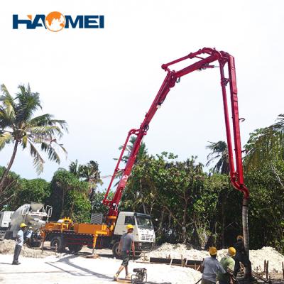 China Construction works 37m 39m hydraulic concrete boom pump truck for sale for sale
