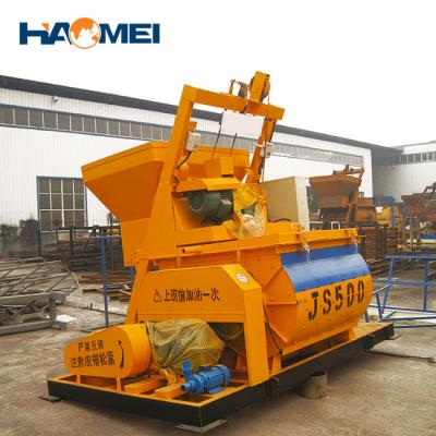 China Construction works used cement mixer electric concrete stone price for sale
