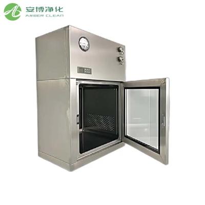 China Interlock Structure Stainless Steel 304 Cleanroom Dynamic Pass Box for sale