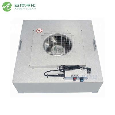 China Gecustomiseerde grootte gegalvaniseerd staal FFU ventilator filter unit met HEPA filter Te koop