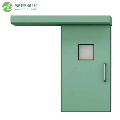 China Automatic Sliding Hospital Patient Room Door with Antimicrobial Coating for sale