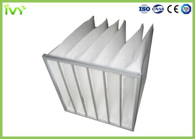 China AHU Bag Air Filter Replacements G3 - F9 Efficiency Synthetic Fiber Media for sale