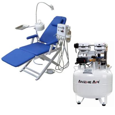 China 105L/Min Flujo de aire Dental Unidad de bomba de aire 850W Logotipo personalizado Silencio Dental compresor de aire en venta