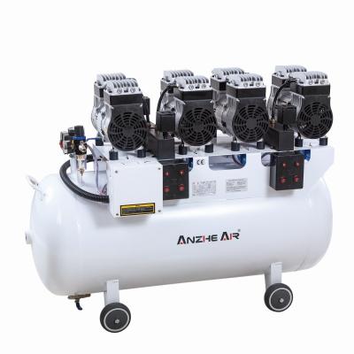China Compresor de la bomba de aire dental de la fábrica de Foshan 128L 3400W Compresor dental silencioso en venta