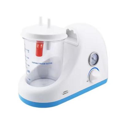 China Unidad de succión portátil de peso ligero máquina de mesa Unidad de succión de flema dental fuerte en venta