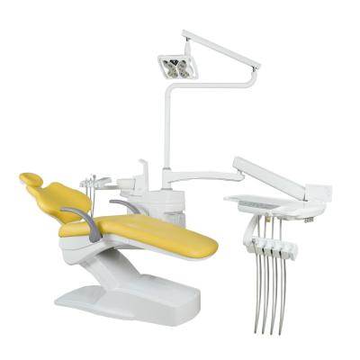 China Tandheelkundige Oral Set Tandheelkundige kliniek stoel met tanden whitening functie LED licht Custom Accepteer tandheelkundige apparatuur stoel tandheelkundige eenheid Te koop