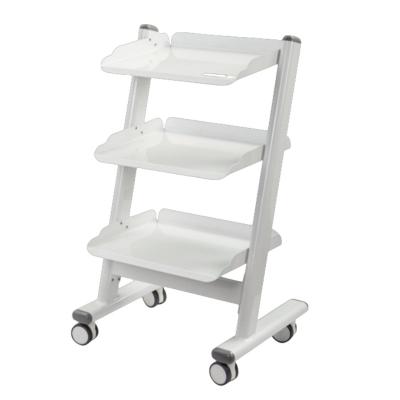 China Hot Sale Dental Equipment Stainless Steel Medical Trolley Cart 4 Universal Wheels Mobile Dental Cart Te koop