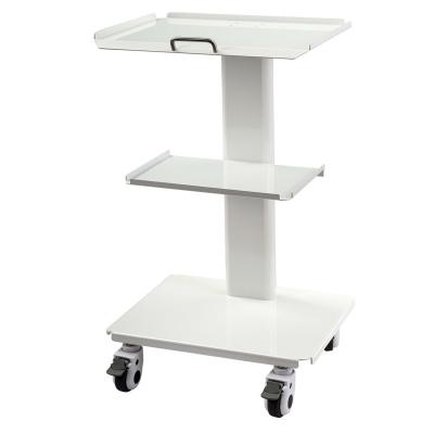 China Foshan Factory Dental Equipment White Color Mobile Tool Cart with Socket SS 3 Layer Dental Mobile Cart Te koop