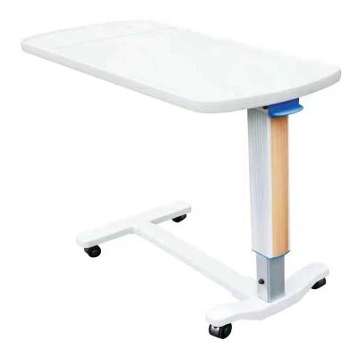 China Hosptial MN-OVT001 Hot Sale Adjustable Hospital OverBed Table With Wheels for sale