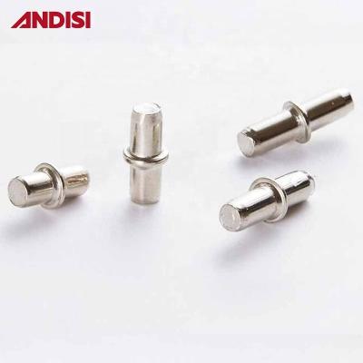 China Hidden Bracket Shelf Support for Cabinet Cupboard Bookcase Metal Iron Pegs 5mm Diameter for sale