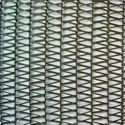China Métodos de instalación de la barra de la cortina de acero inoxidable Cortinas de malla metálica Tipo popular 316 Ancho máximo 12 metros en venta