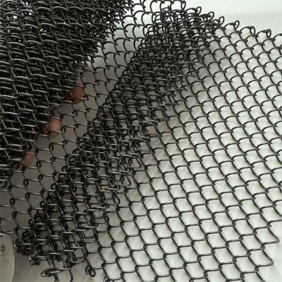 China 1.0mm Dia de fio de aço inoxidável Redes de malha enroladas para tecnologia de bobina de longa duração à venda