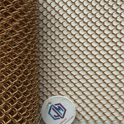 China Cortinas de malha metálica de diâmetro de fio personalizável para divisores de salas 6 mm - 20 mm à venda