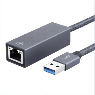 China Laptop ULT-Unite Good Quality USB 3.0 To High Speed Ethernet Adapter Broadband Supporting 10/100/1000 Mbps Ethernet For Laptop Desktop for sale